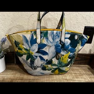 Silver Rose Collection Medium Purse